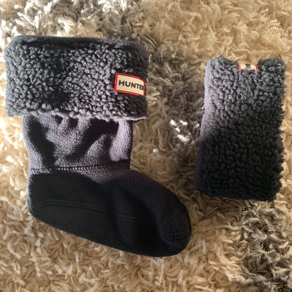 NIB hunter sheepy fleece cuff boot sock MEDIUM - Picture 2 of 9